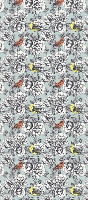 Store occultant fenêtre fleurs