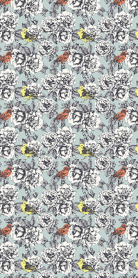 Store occultant fenêtre fleurs