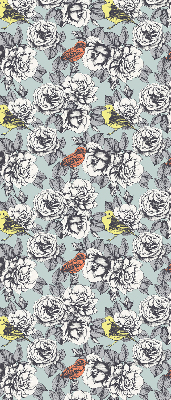 Store occultant fenêtre fleurs