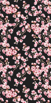 Store fenêtre intérieur en fleurs d’arbre