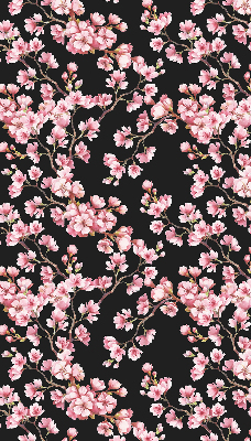 Store fenêtre intérieur en fleurs d’arbre