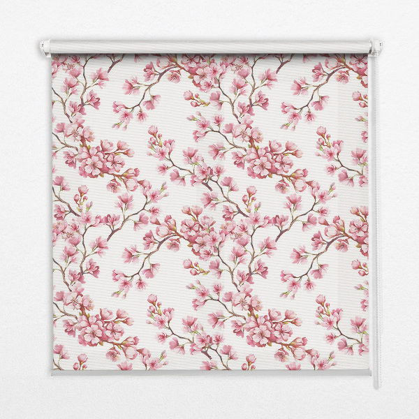 Store enrouleur occultant de couleur rose lys