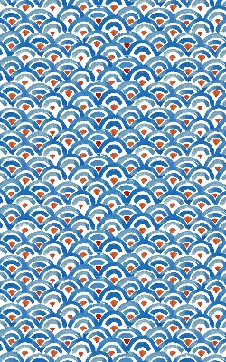 Store occultant fenêtre à écailles colorées