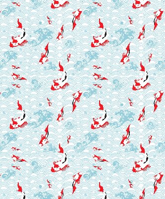 Store occultant fenêtre poissons dans l’eau