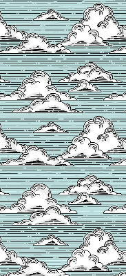 Store fenêtre intérieur nuages