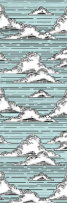 Store fenêtre intérieur nuages
