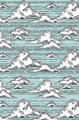 Store fenêtre intérieur nuages