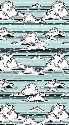 Store fenêtre intérieur nuages