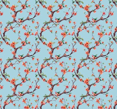 Store fenêtre intérieur à boutons de fleurs d'arbres
