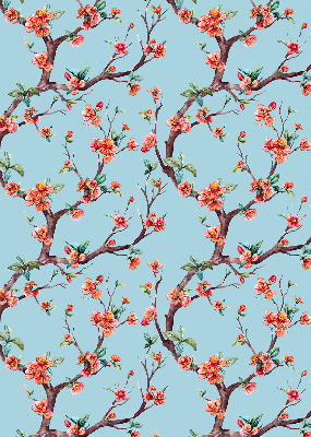 Store fenêtre intérieur à boutons de fleurs d'arbres