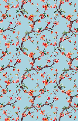 Store fenêtre intérieur à boutons de fleurs d'arbres