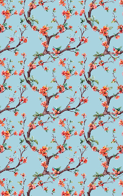 Store fenêtre intérieur à boutons de fleurs d'arbres