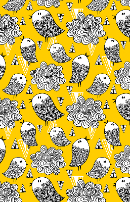 Store fenêtre intérieur avec oiseaux