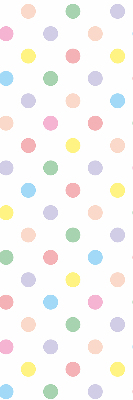 Store enrouleur occultant à points colorés