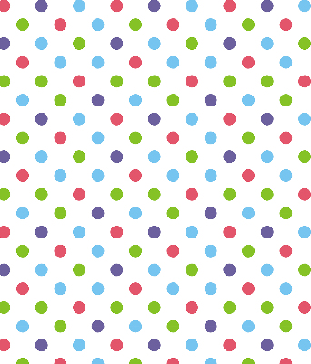 Store occultant fenêtre à points colorés