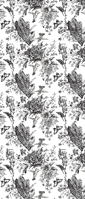 Store fenêtre intérieur nature dessinée