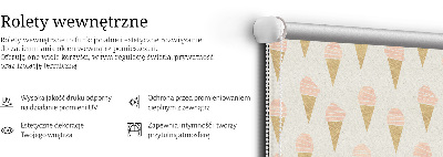 Store fenêtre intérieur en glace