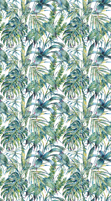 Store enrouleur occultant à motifs de feuilles tropicales