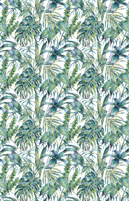 Store enrouleur occultant à motifs de feuilles tropicales
