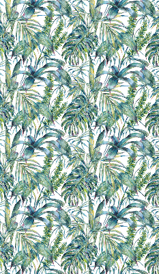 Store enrouleur occultant à motifs de feuilles tropicales