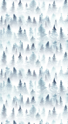 Store fenêtre intérieur dans la forêt brumeuse