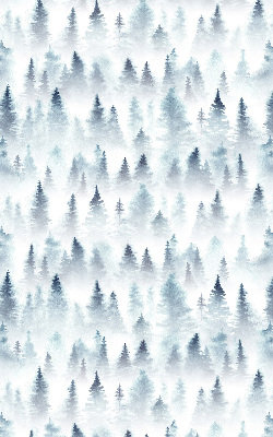 Store fenêtre intérieur dans la forêt brumeuse
