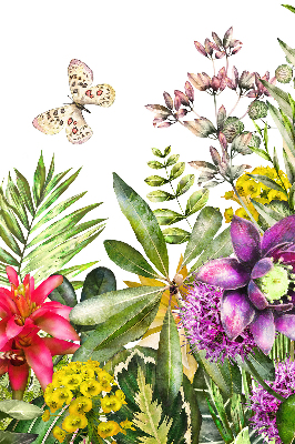 Store fenêtre intérieur fleurs