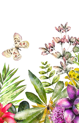 Store fenêtre intérieur fleurs