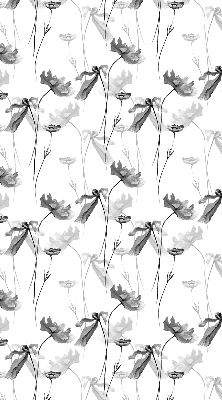 Store enrouleur occultant à fleurs dessinées