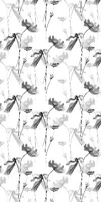 Store enrouleur occultant à fleurs dessinées