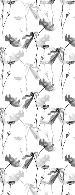Store enrouleur occultant à fleurs dessinées