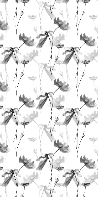 Store enrouleur occultant à fleurs dessinées