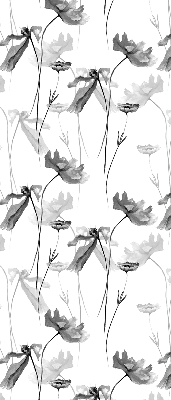 Store enrouleur occultant à fleurs dessinées