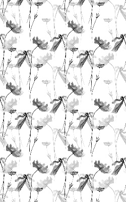 Store enrouleur occultant à fleurs dessinées