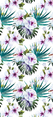 Store enrouleur occultant fleurs