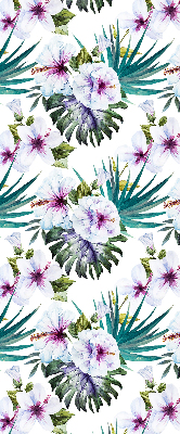 Store enrouleur occultant fleurs