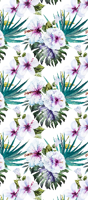 Store enrouleur occultant fleurs