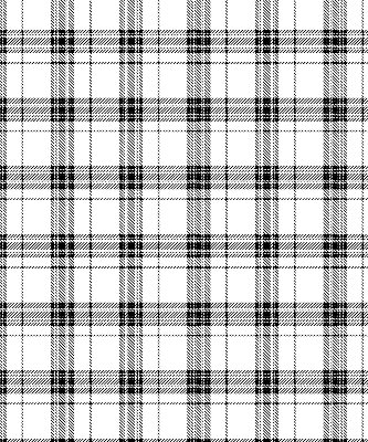 Store occultant fenêtre tartan gris