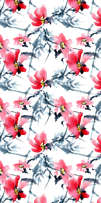 Store enrouleur occultant à fleurs