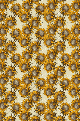 Store fenêtre intérieur tournesol
