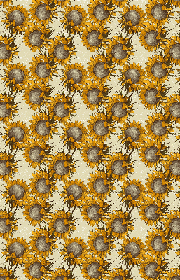 Store fenêtre intérieur tournesol