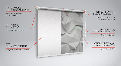 Store enrouleur occultant en papier 3D