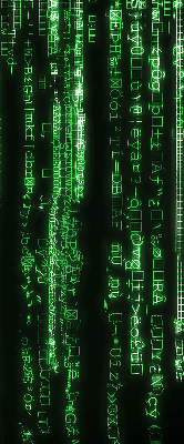 Store occultant fenêtre avec chiffres verts