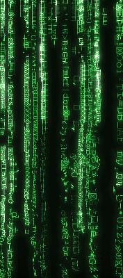 Store occultant fenêtre avec chiffres verts