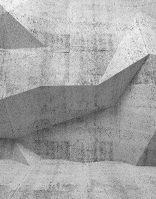 Store fenêtre intérieur en mur de pierre 3D