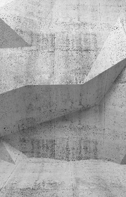 Store fenêtre intérieur en mur de pierre 3D