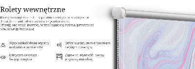 Store occultant fenêtre taches de peinture colorées