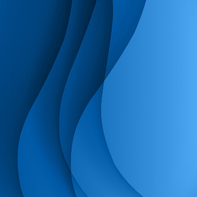 Store fenêtre intérieur vagues bleues