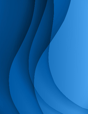 Store fenêtre intérieur vagues bleues