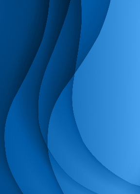 Store fenêtre intérieur vagues bleues